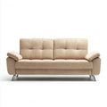 3-Sitzer Sofa Beige 210 x 88 x 86 cm Polyester Rechteckig